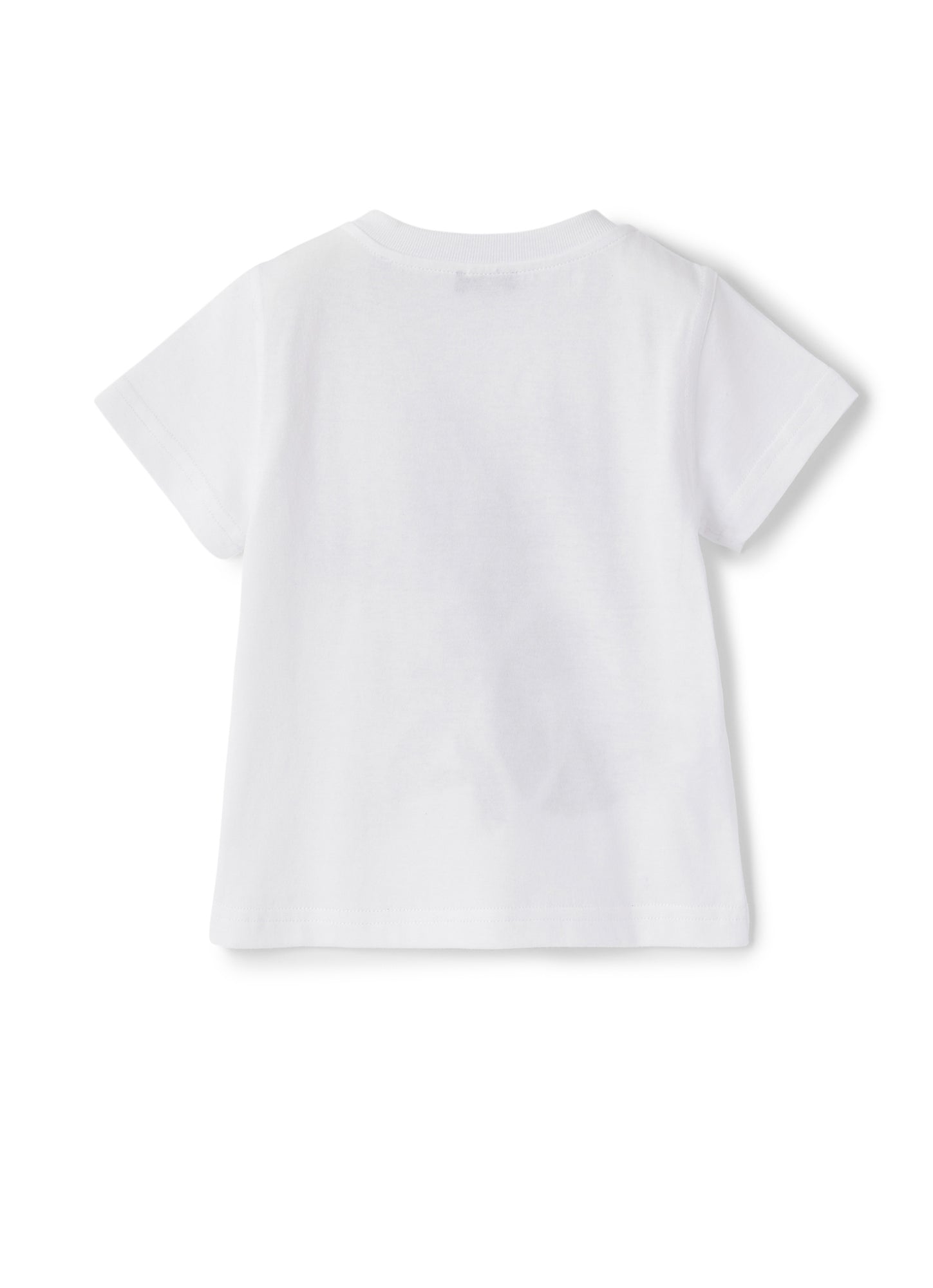 Short Sleeve T-Shirt with Aloha Print | Bianco/Baia