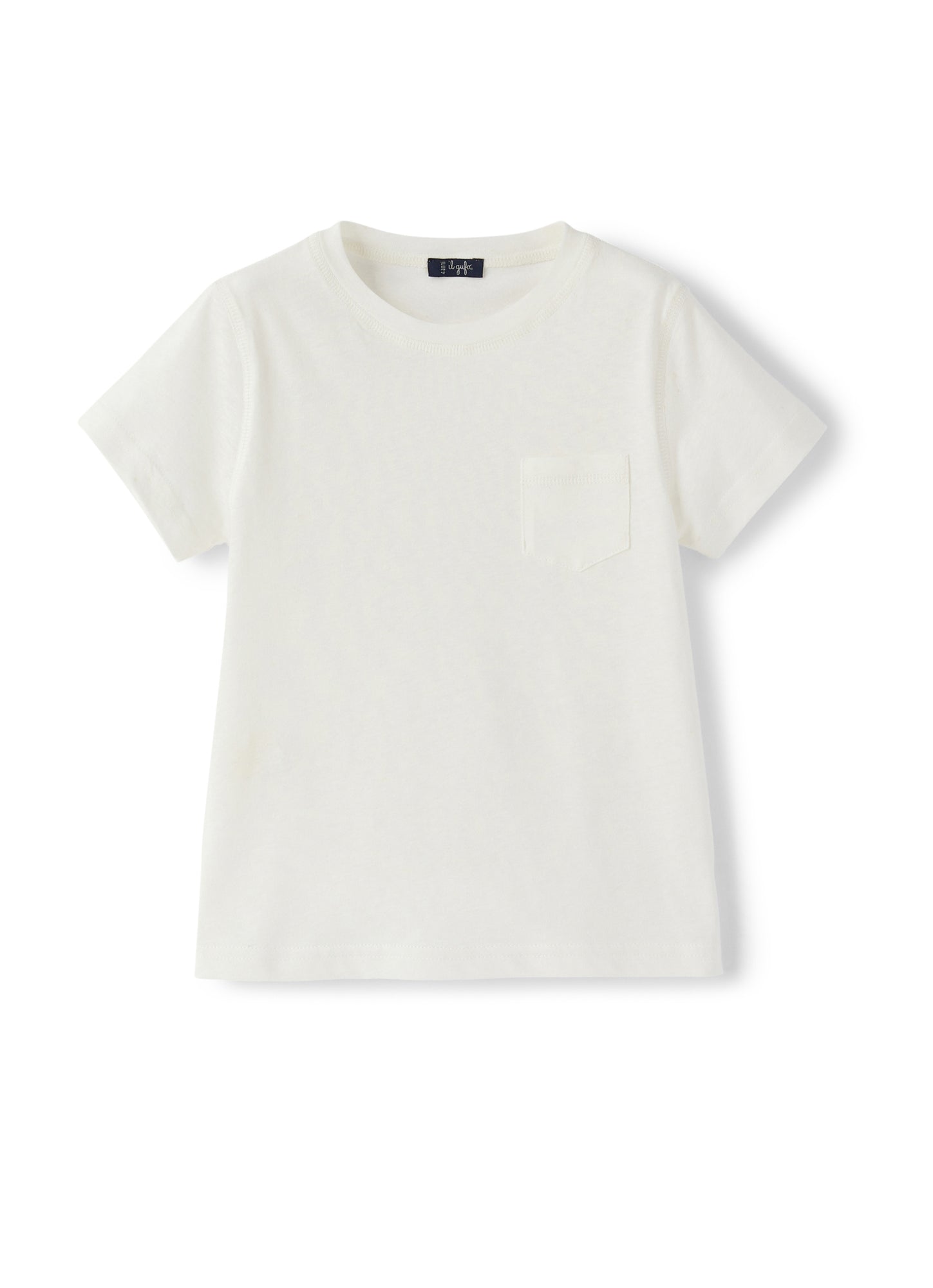 Short Sleeve T-Shirt with Pocket | Milk