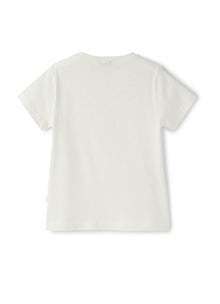 Short Sleeve T-Shirt with Pocket | Milk