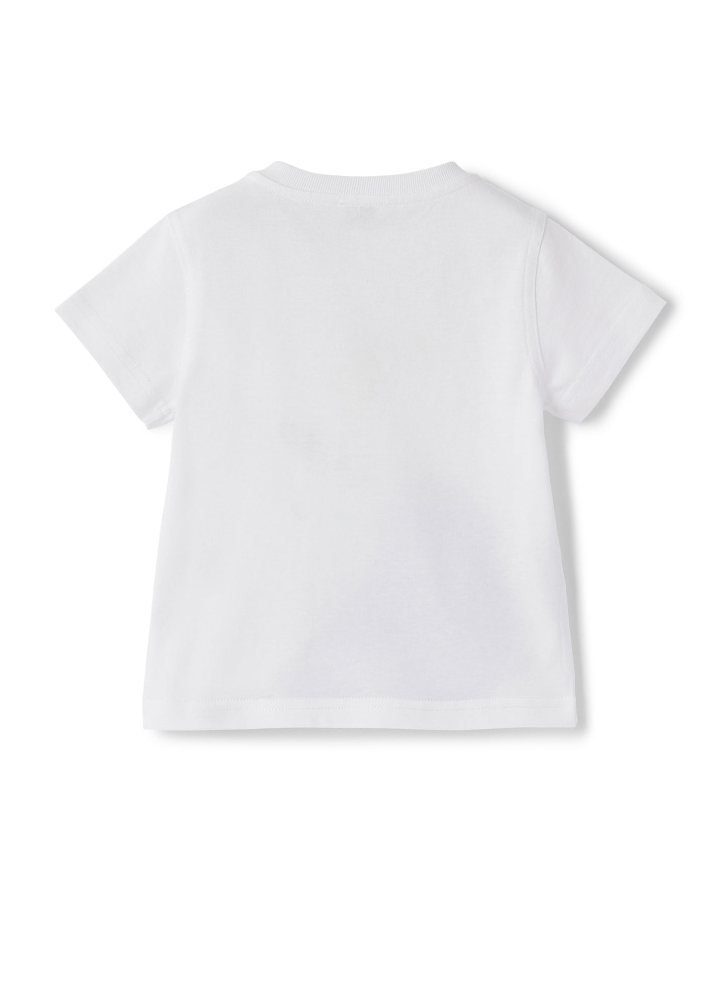 T-Shirt with Shrimp Print | White/Chick Yellow