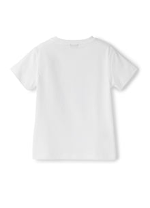 Short Sleeve T-Shirt with Toucan Print | Bianco/Sterlizia