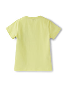 Boys | Short Sleeve T-Shirt with Palm Tree Print | Luce Baia