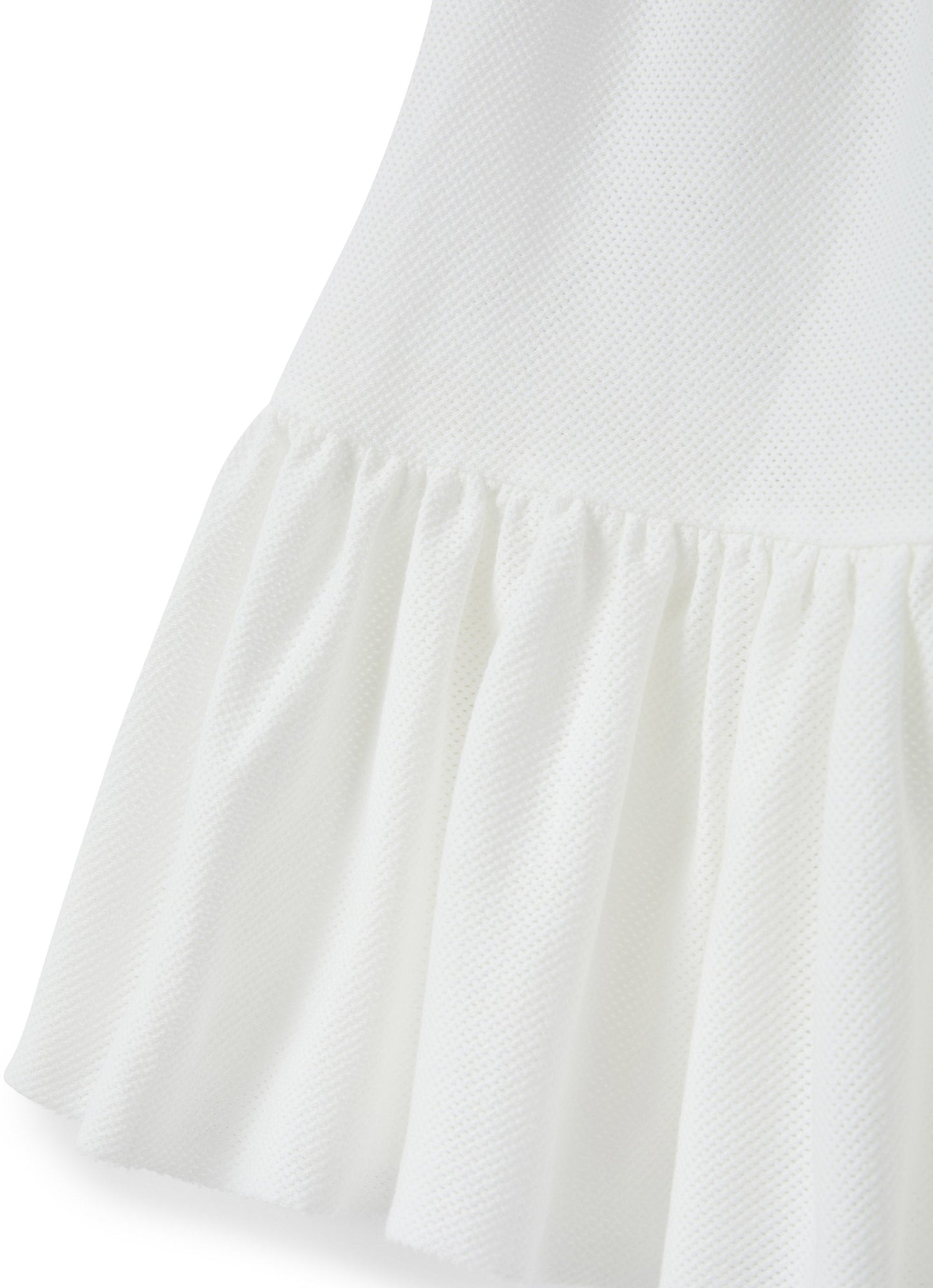 Girls | Sleeveless Dress with Gathered Waist | Pink Cipria White