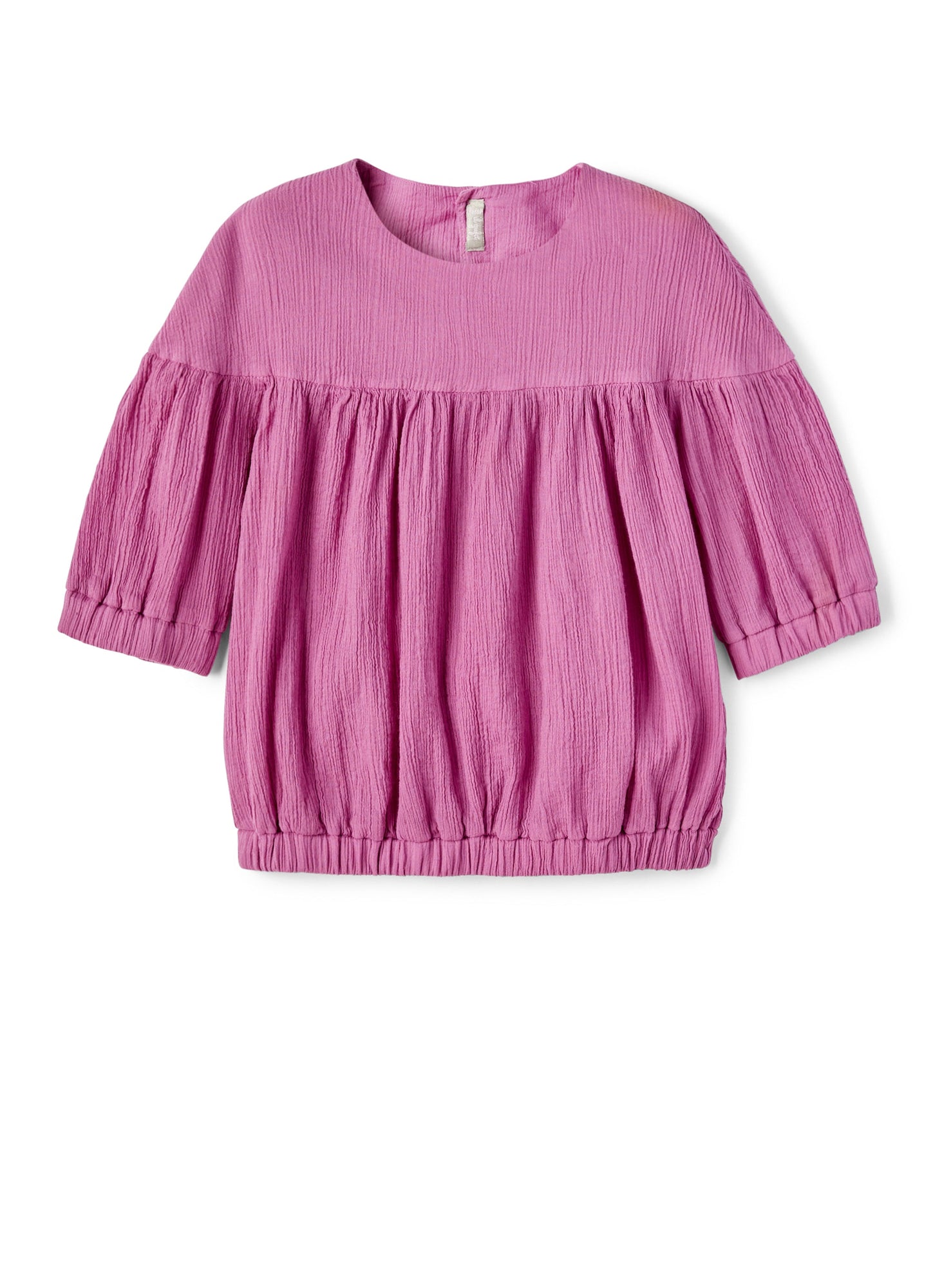 Girls | Cotton Gauze Shirt | Fucsia