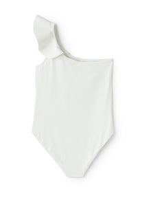 One-Shoulder Swimsuit | White