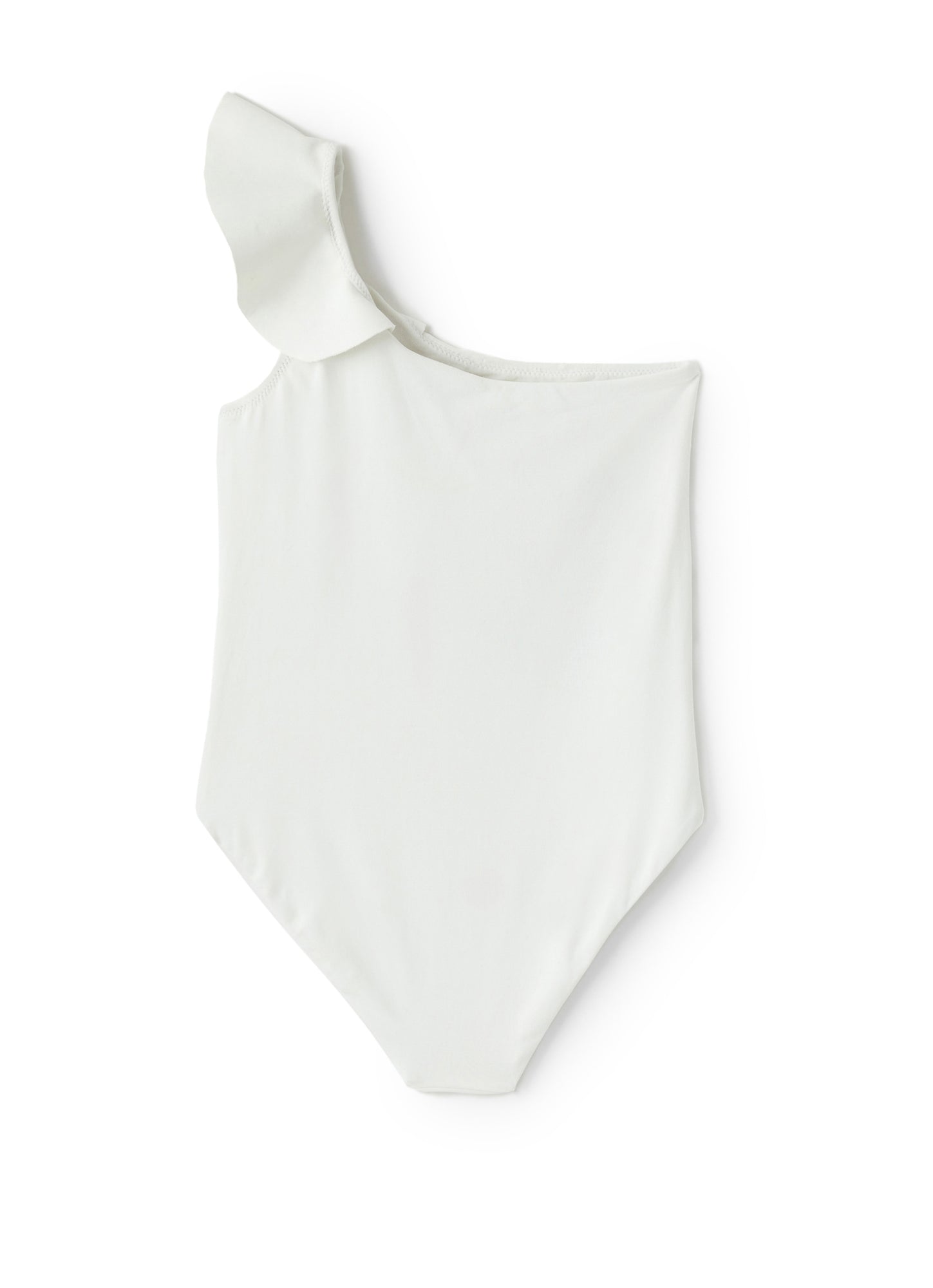 One-Shoulder Swimsuit | White