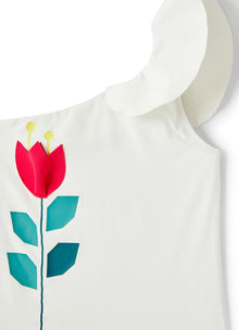 One-Shoulder Swimsuit | White