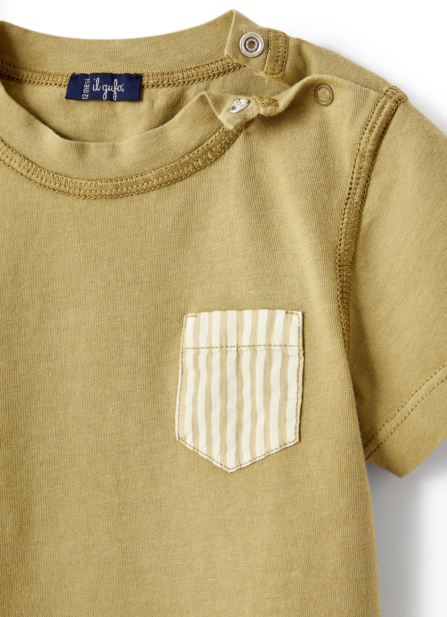 Striped Khaki Seersucker Suit | Cachi/Bianco