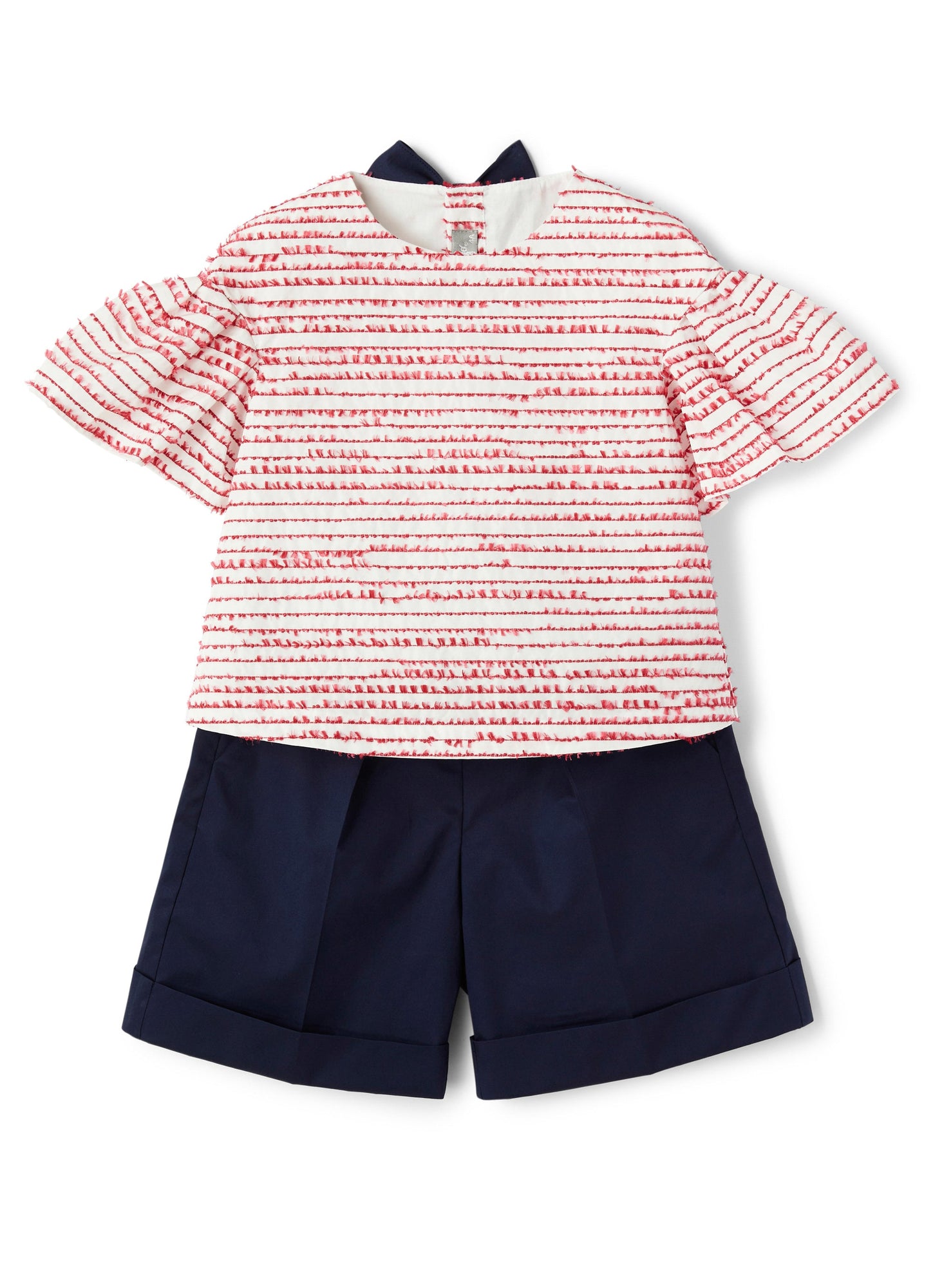 Girls | Fil Coupe Suit | Cherry Blue