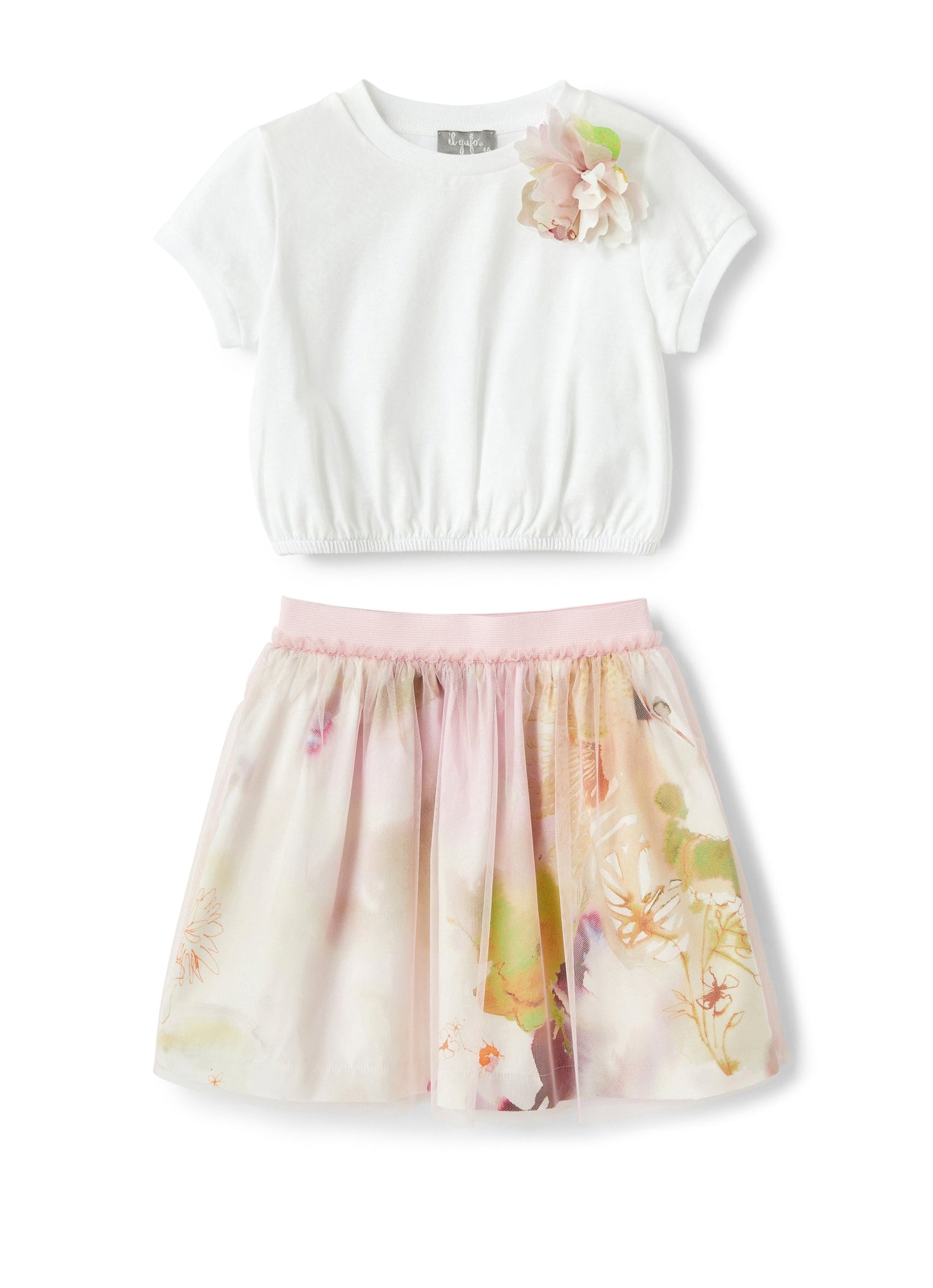 Girls | Tulle Two-Piece Suit | Cachi