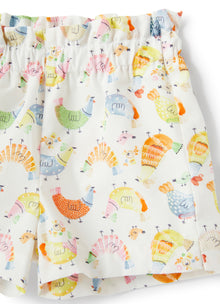 Patterned Organic Cotton Suit | Arancio