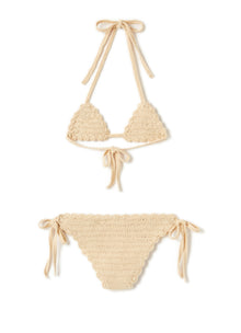 Crochet Swimsuit with Flowers | Pulcino