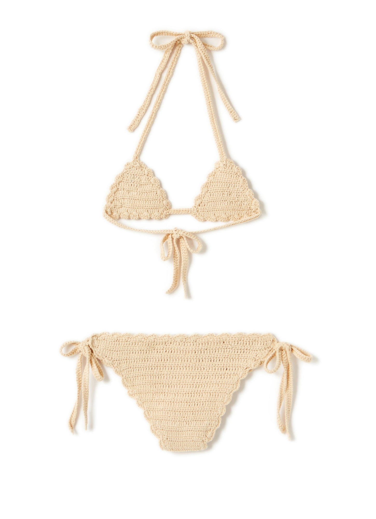 Crochet Swimsuit with Flowers | Pulcino