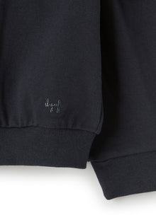 Sweatshirt with Balloon Sleeve | Blue