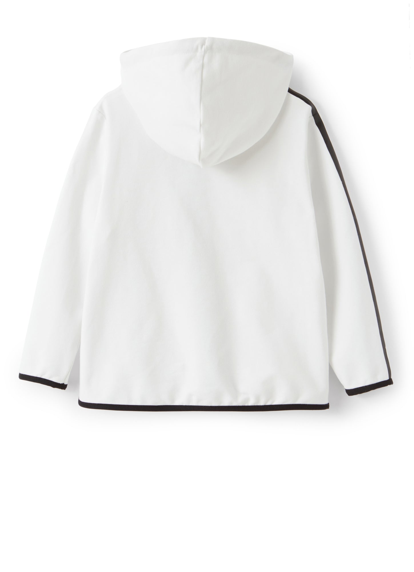 Sweatshirt with Taping | White/Chick Yellow