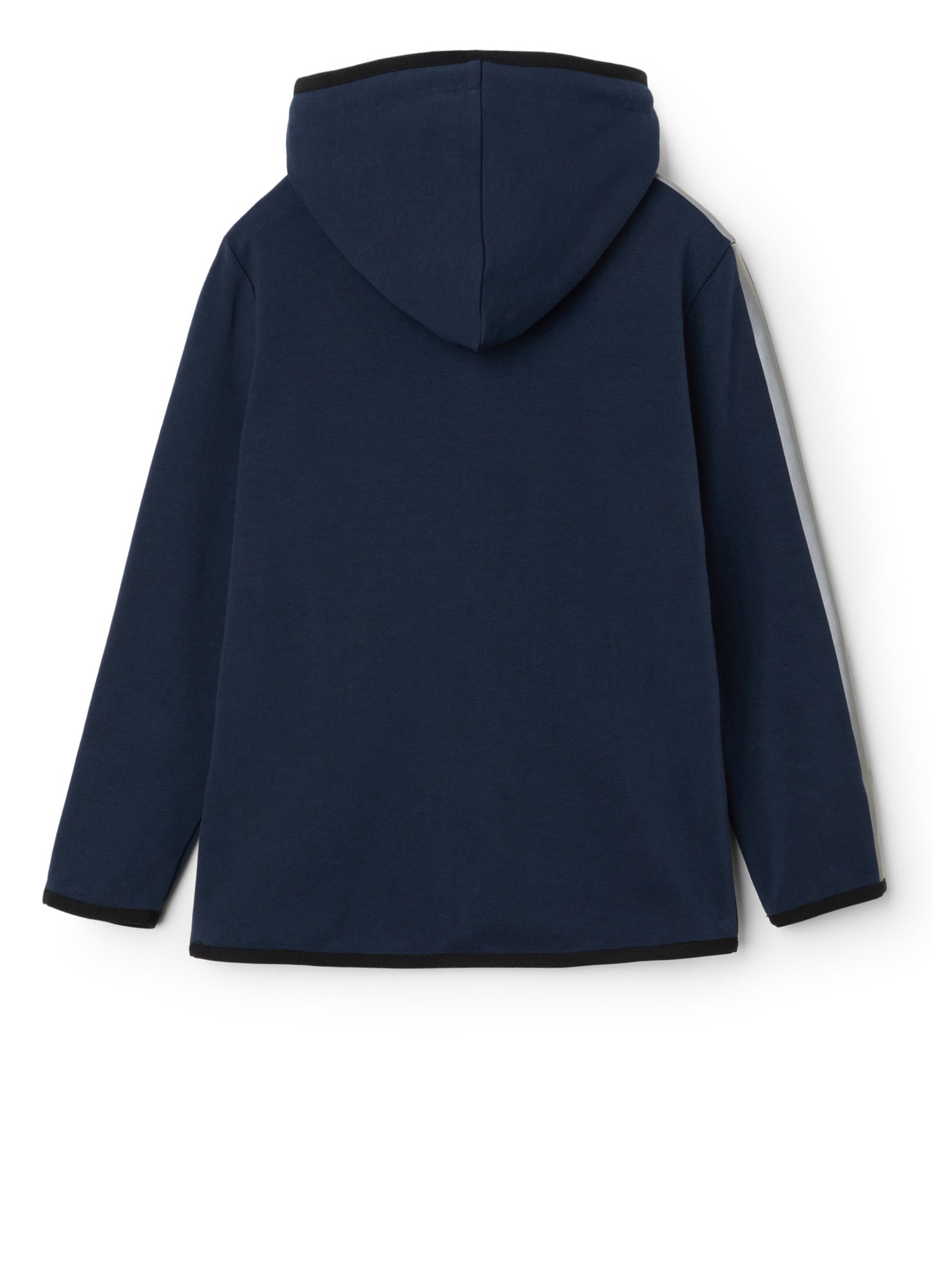 Sweatshirt with Contrasting Taping | Blue/Silver