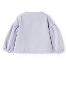 Sweatshirt with Balloon Sleeves | Lilla