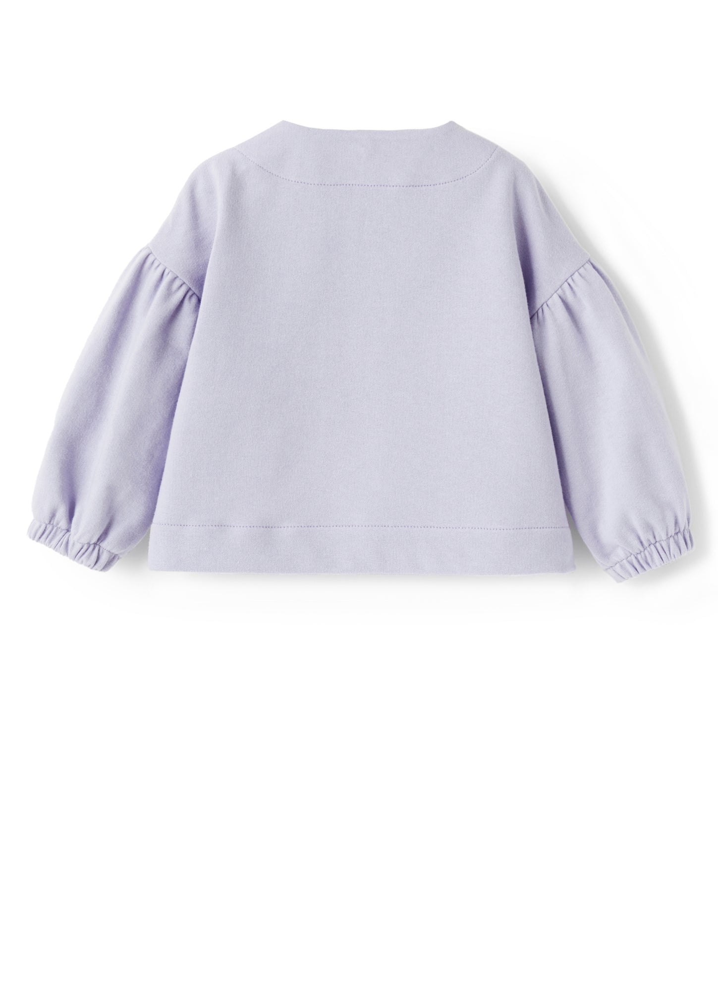 Sweatshirt with Balloon Sleeves | Lilla