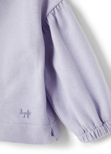 Sweatshirt with Balloon Sleeves | Lilla