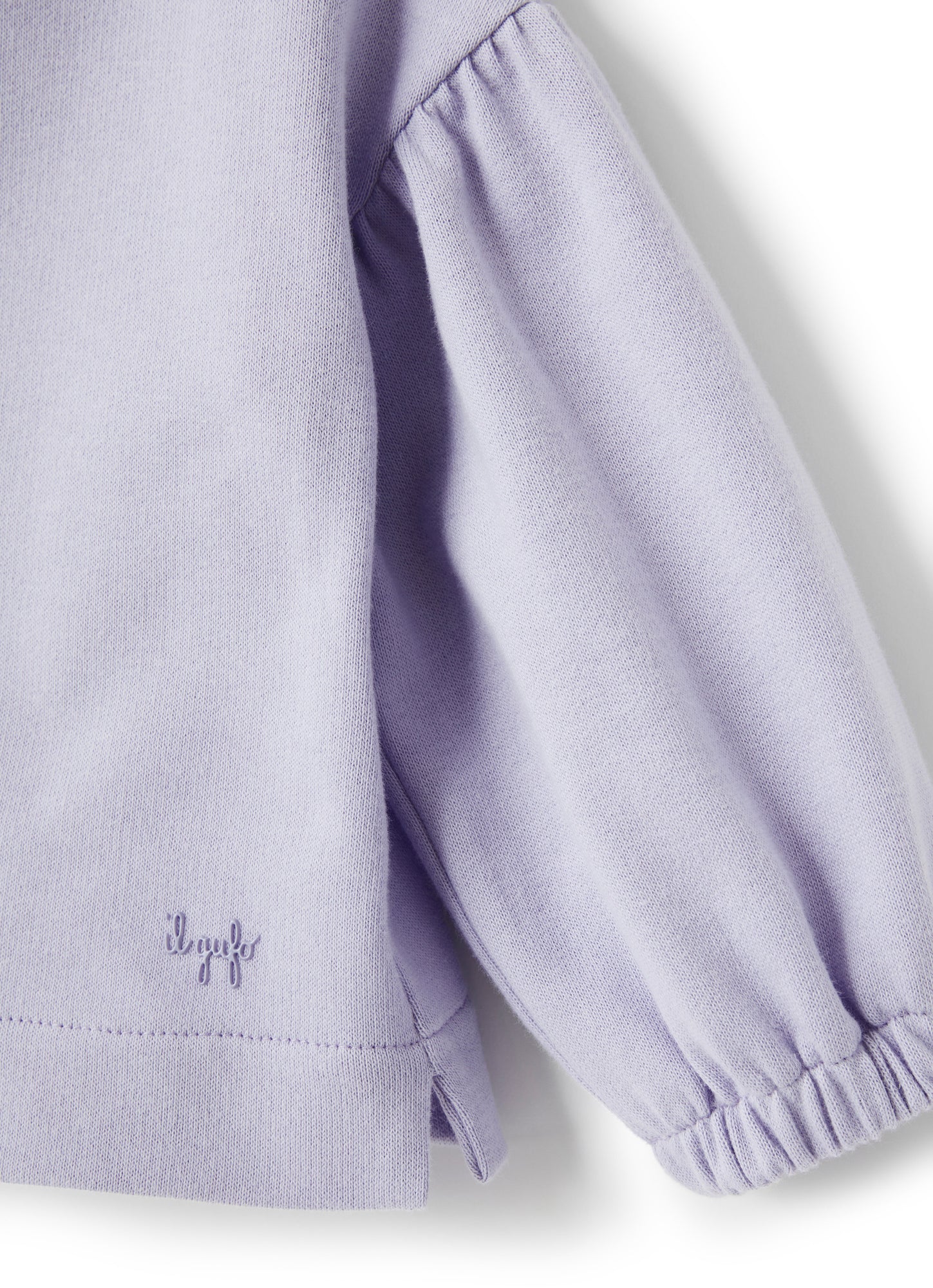 Sweatshirt with Balloon Sleeves | Lilla