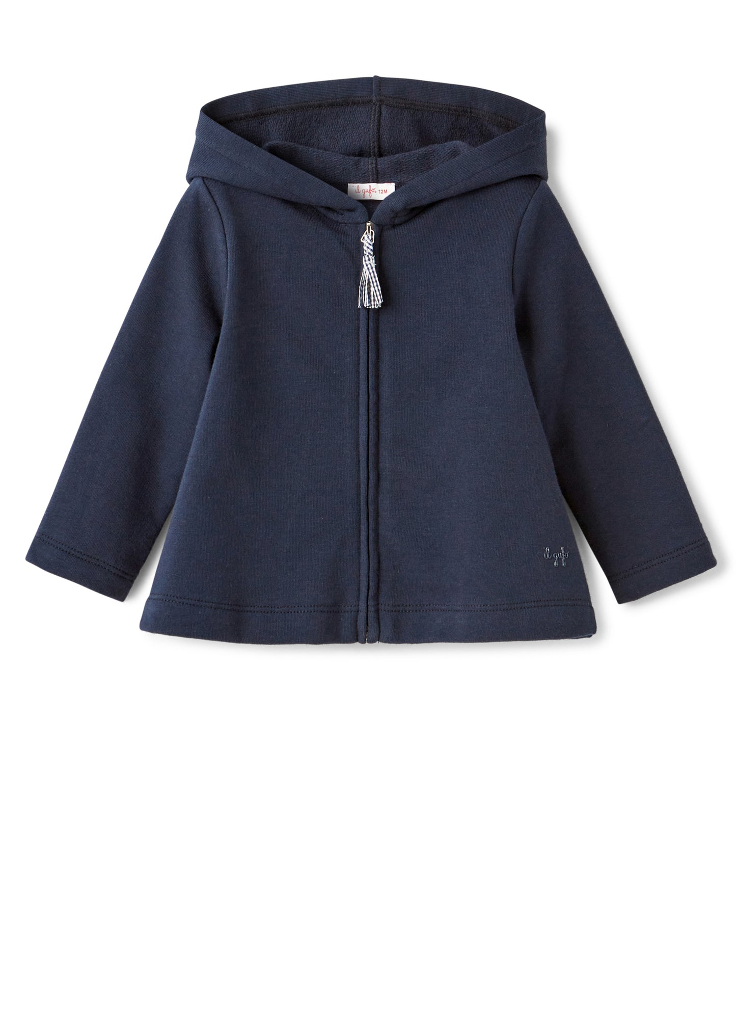 Baby Girls | Flared Hooded Sweatshirt | Blue