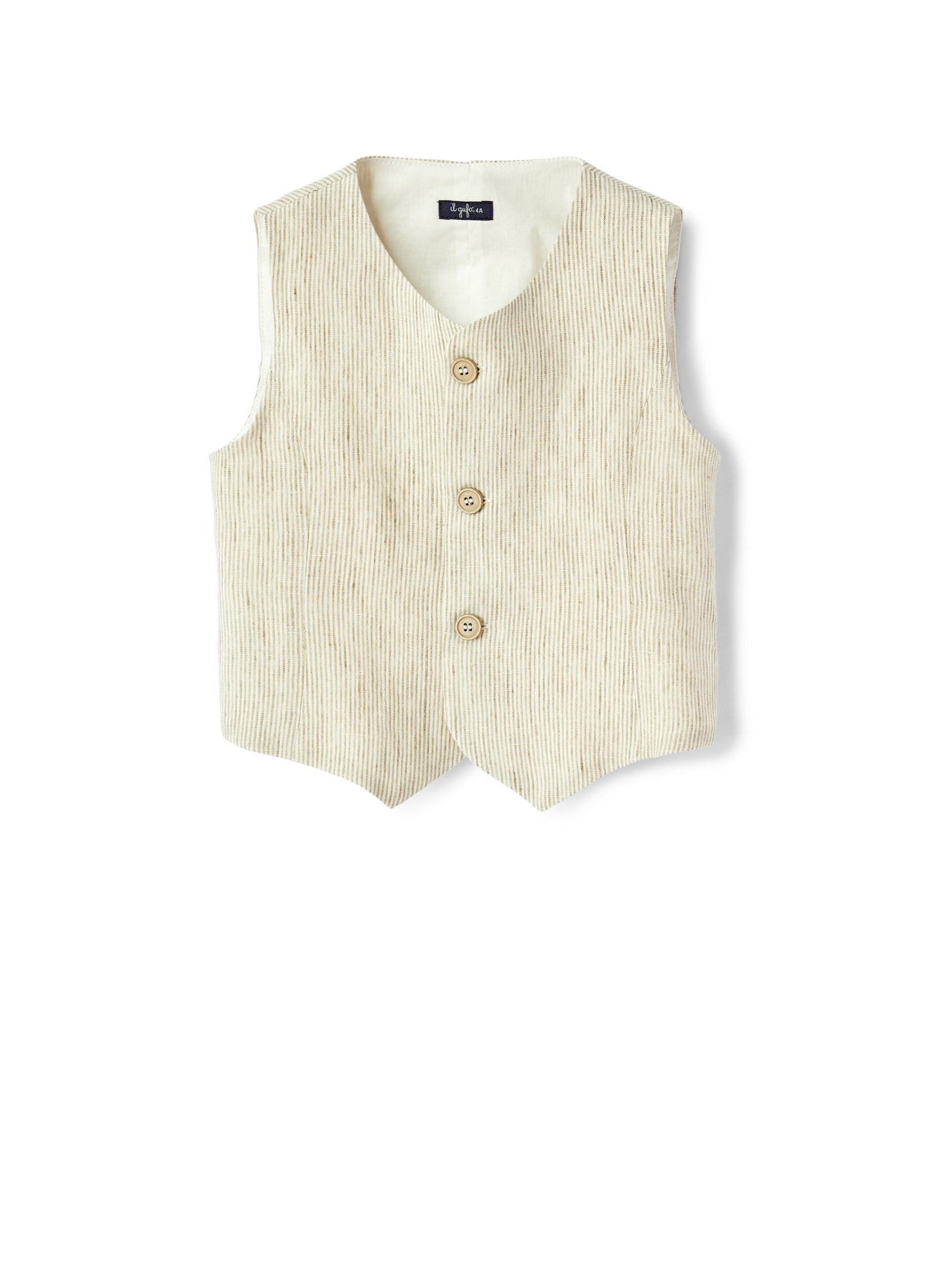 Boys | Linen Vest | Cachi Righe