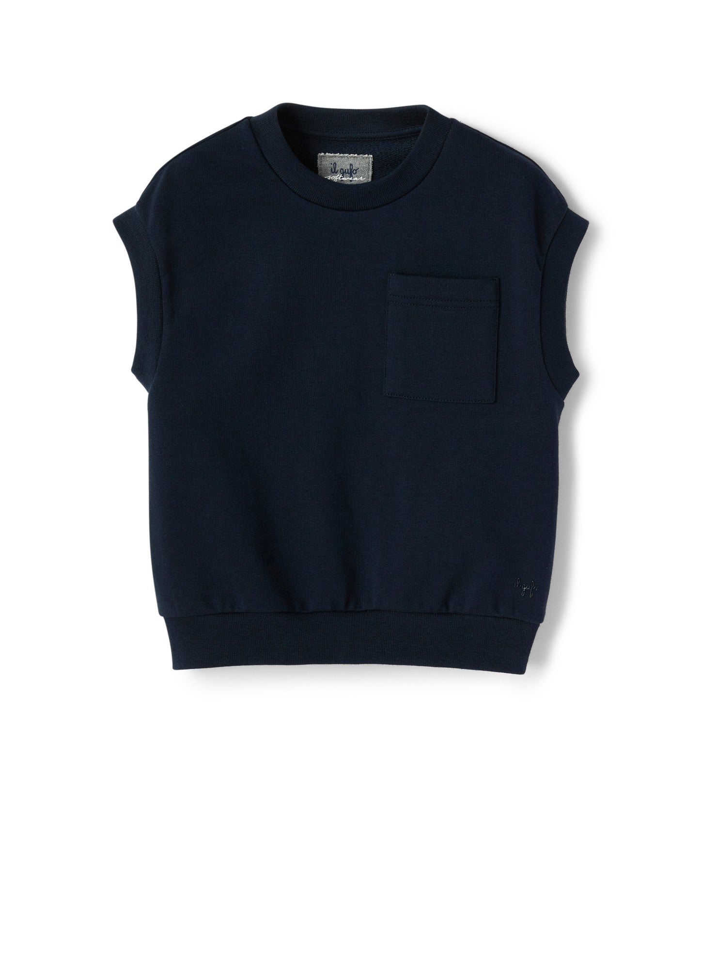 Boys | Fleece Vest with Pocket | Blue