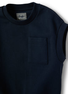 Fleece Vest with Pocket | Blue