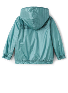 Nylon Jacket with Hood | Teal