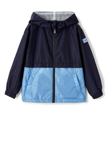 Two-Tone Taffeta Jacket | Blue/Azzurro