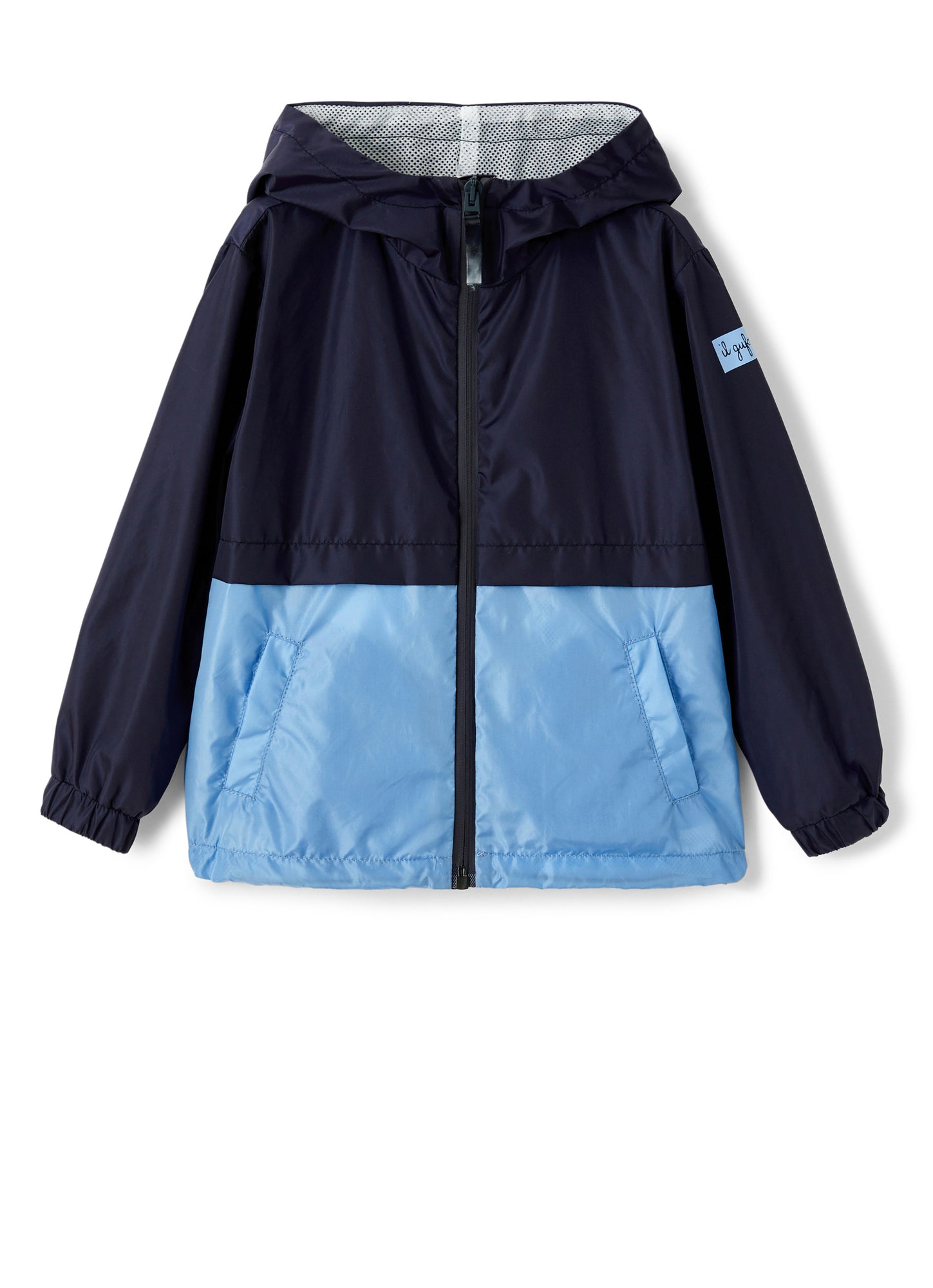 Two-Tone Taffeta Jacket | Blue/Azzurro