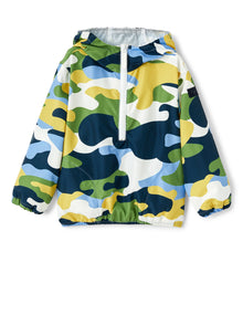 Camouflage Nylon Jacket | Blue