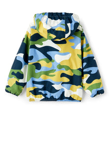Camouflage Nylon Jacket | Blue