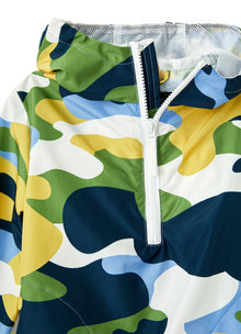 Camouflage Nylon Jacket | Blue