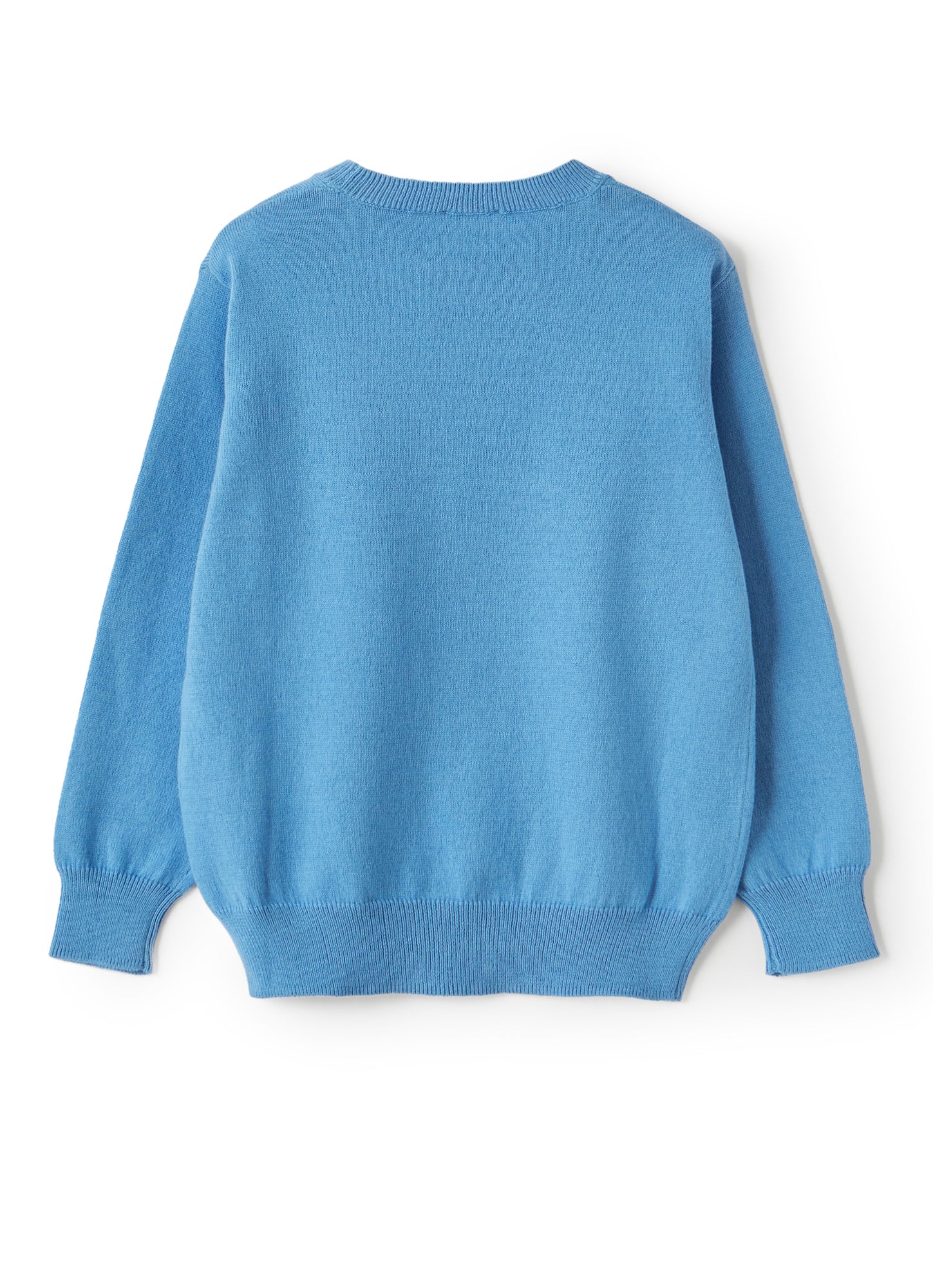 Organic Cotton Sweater | Azzurro