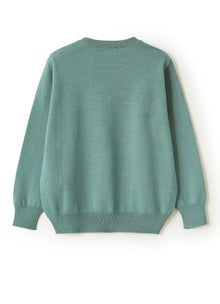 Organic Cotton Sweater | Teal