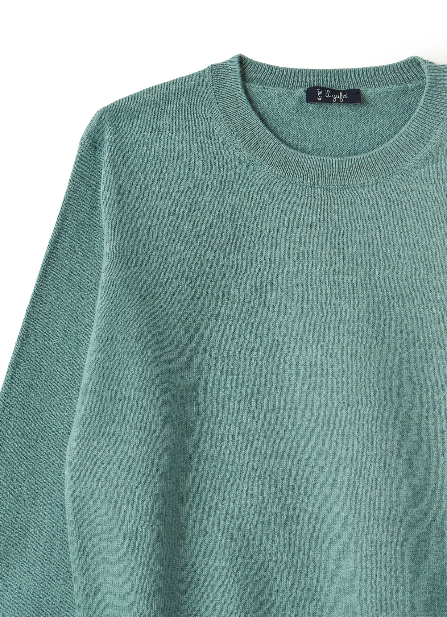 Organic Cotton Sweater | Teal