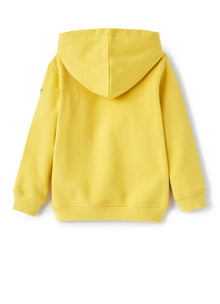 Printed Hoodie | Giallo Acido/Teal