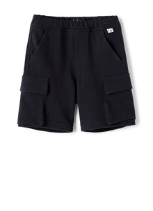 Cotton Bermuda Shorts | Deep Blue