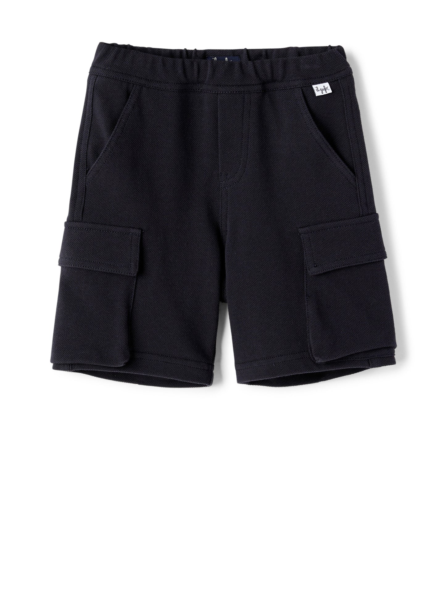 Cotton Bermuda Shorts | Deep Blue