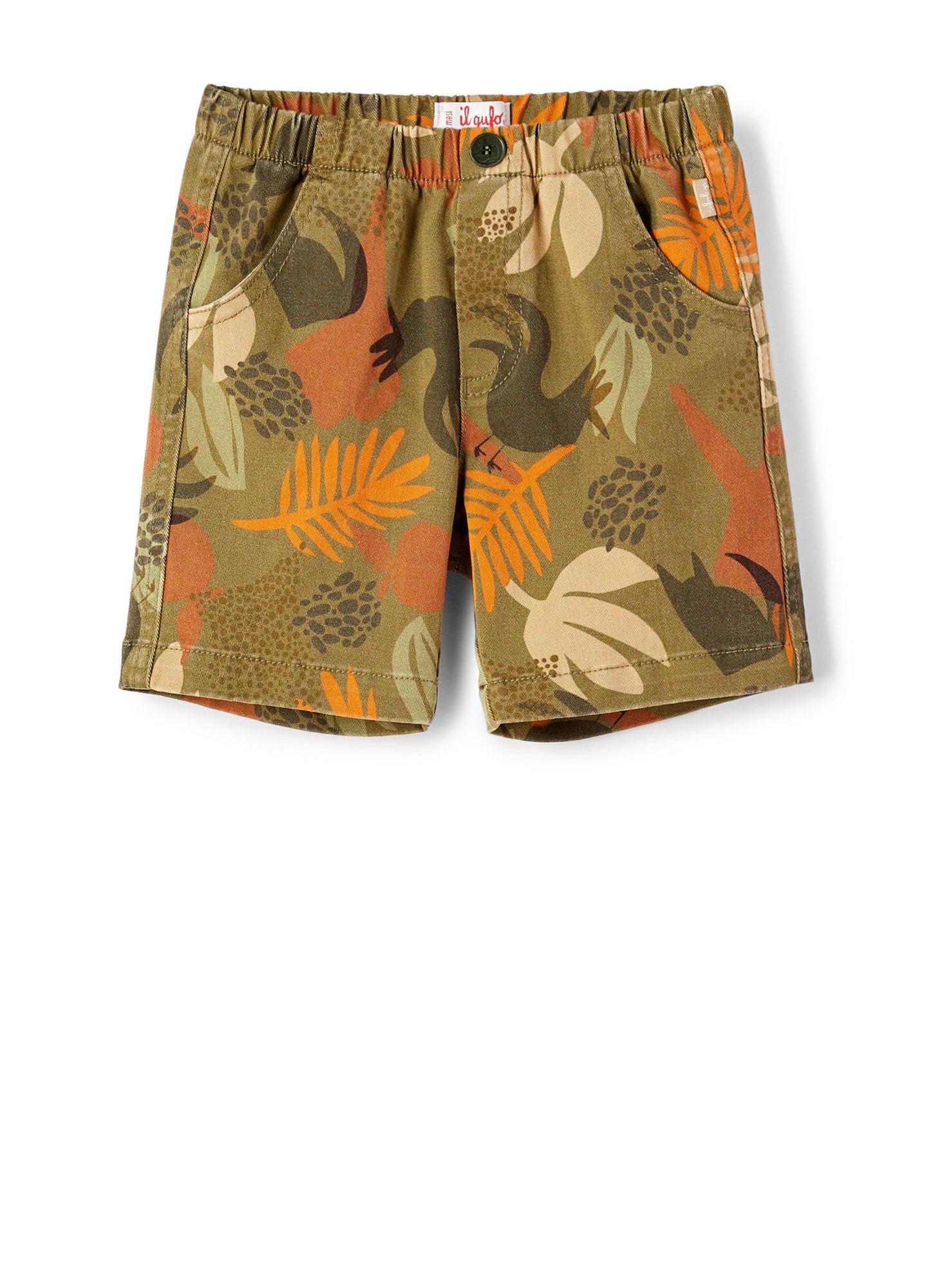 Baby Boys | Patterned Gabardine Shorts | Cachi