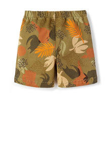 Patterned Gabardine Bermuda Shorts | Cachi