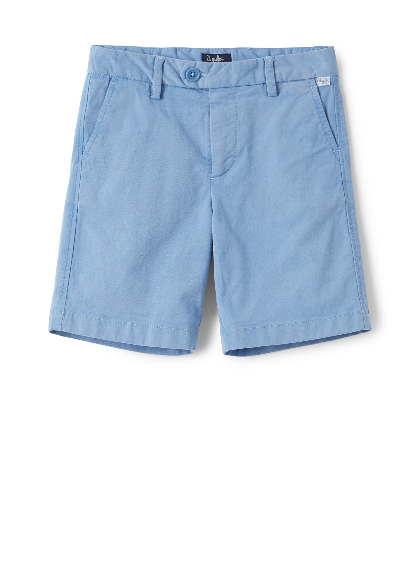 Boys | Gabardine Bermuda Shorts | Azzurro