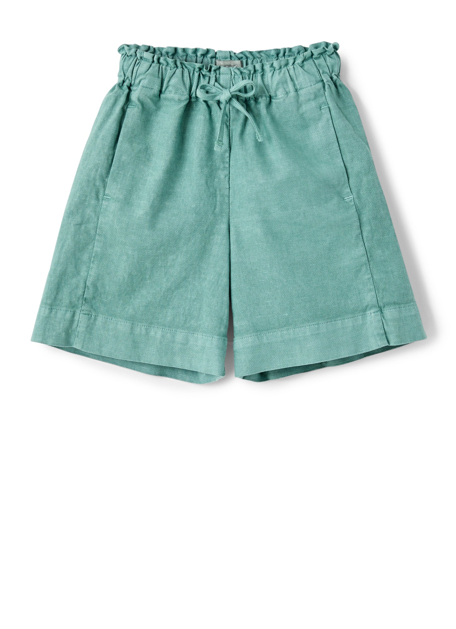 Canvas Bermuda Shorts | Teal