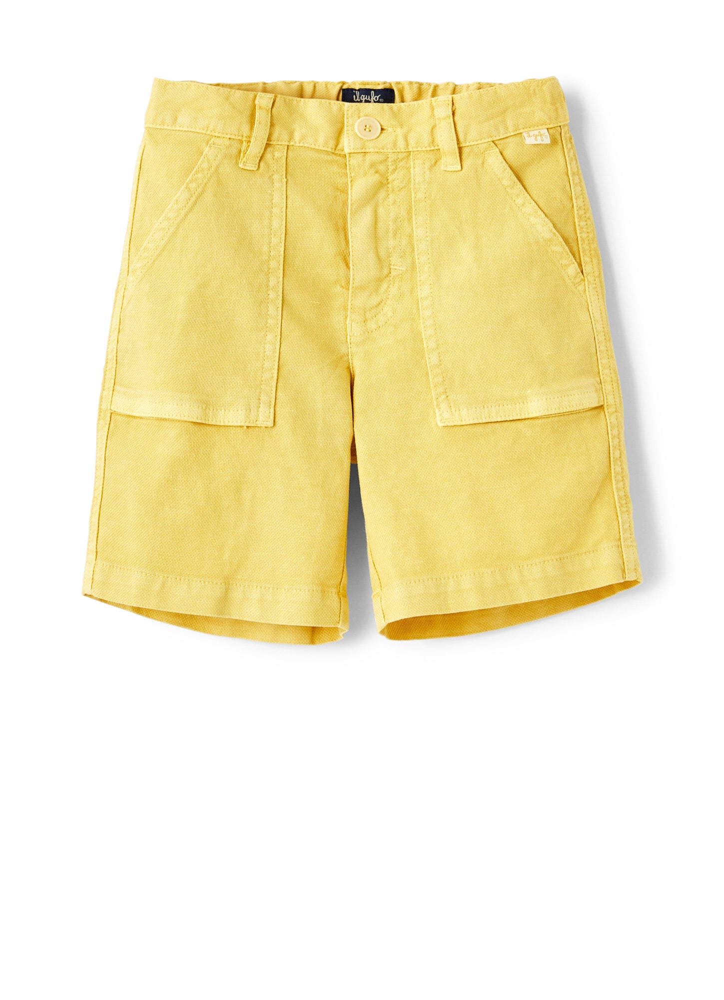 Canvas Bermuda Shorts | Giallo Acido