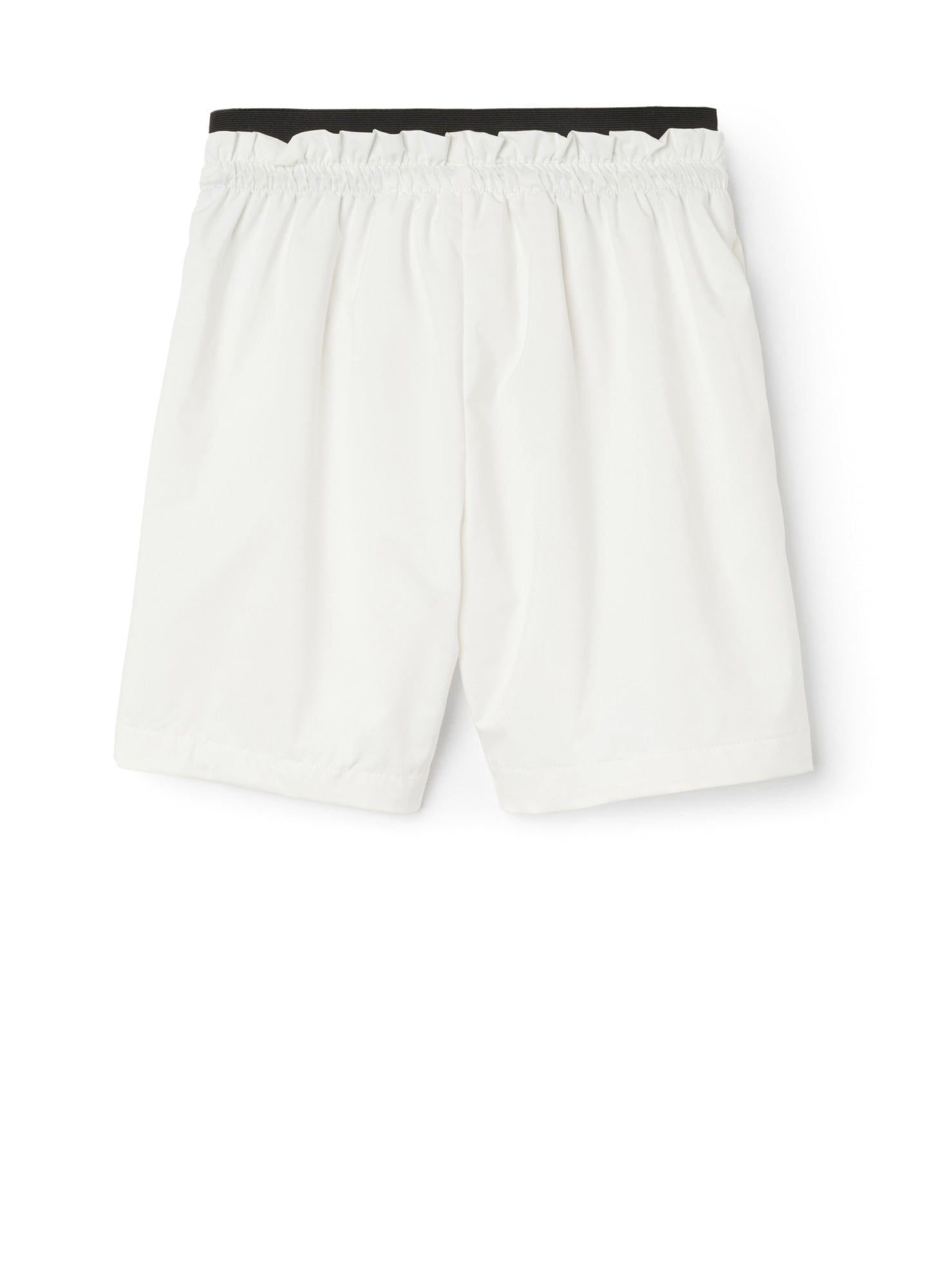 Technical Nylon Bermuda Shorts | White/Strawberry Red