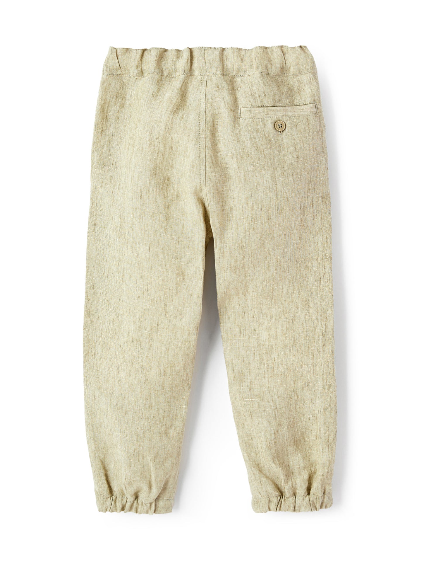 Khaki Linen Trousers | Cachi