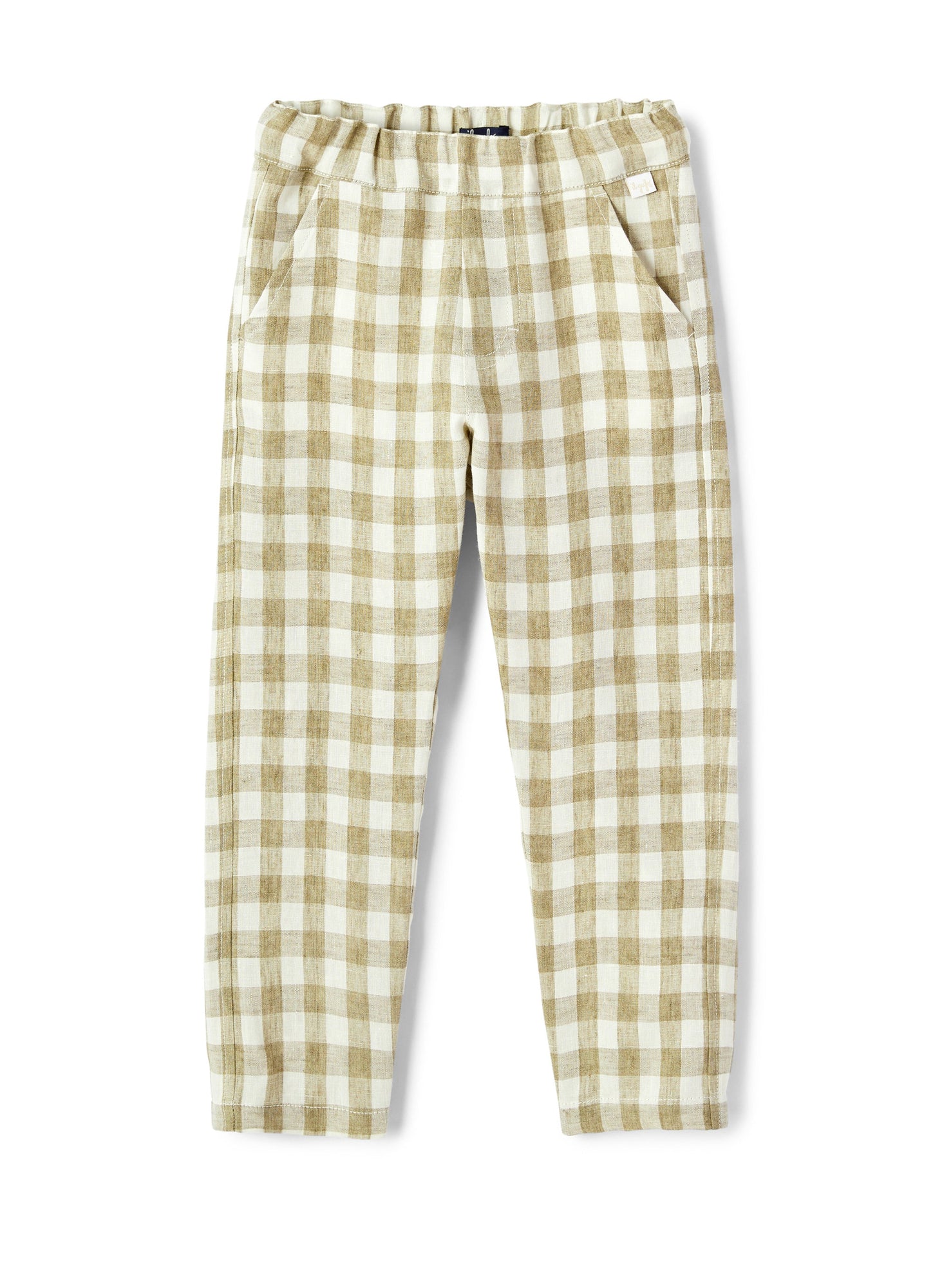 Boys | Checked Linen Trousers | Cachi