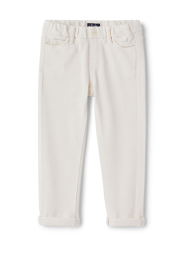 Piquet Trousers | Shell White