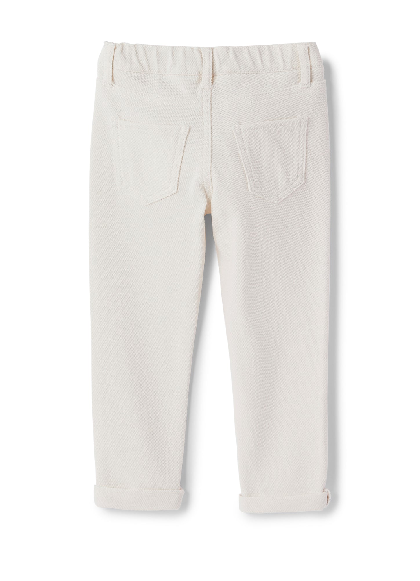 Piquet Trousers | Shell White